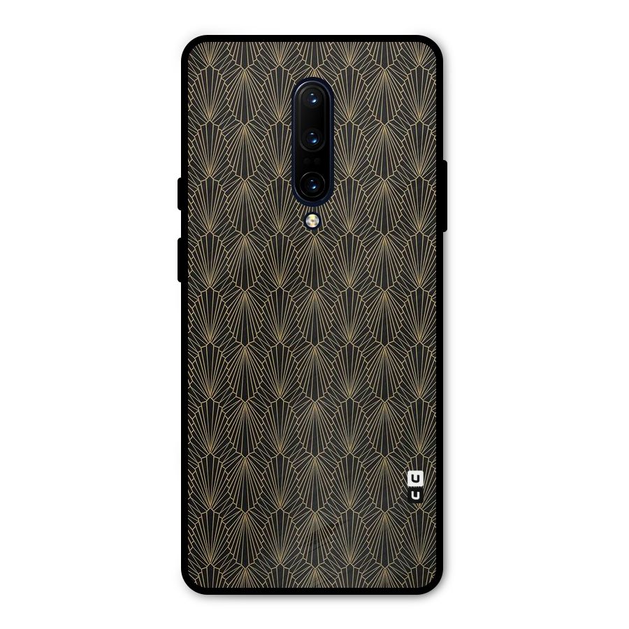 Small Hills Lines Metal Back Case for OnePlus 7 Pro
