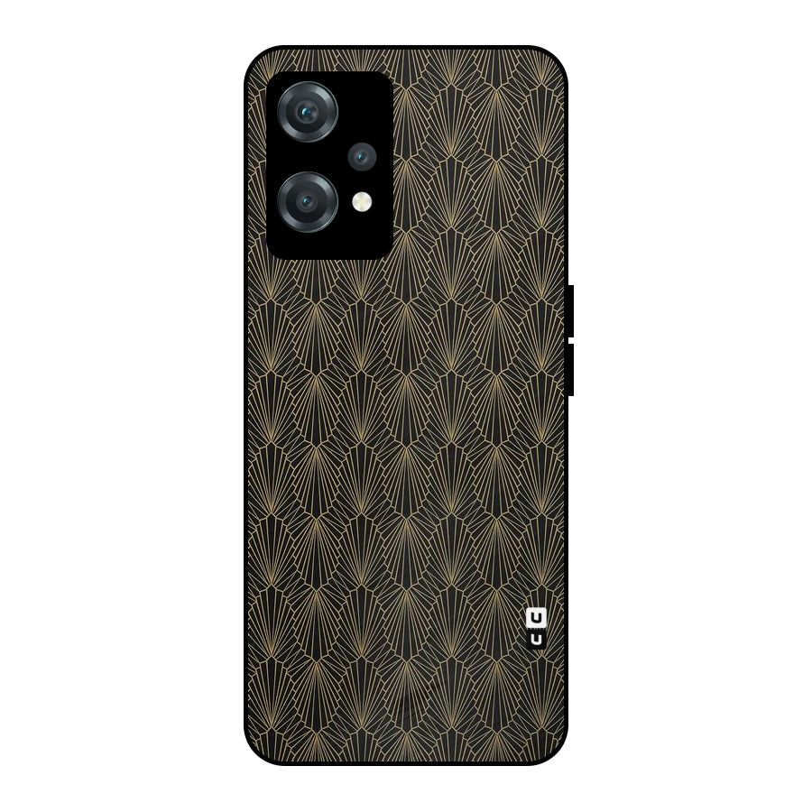 Small Hills Lines Metal Back Case for OnePlus Nord CE 2 Lite 5G