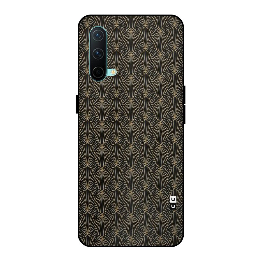 Small Hills Lines Metal Back Case for OnePlus Nord CE 5G