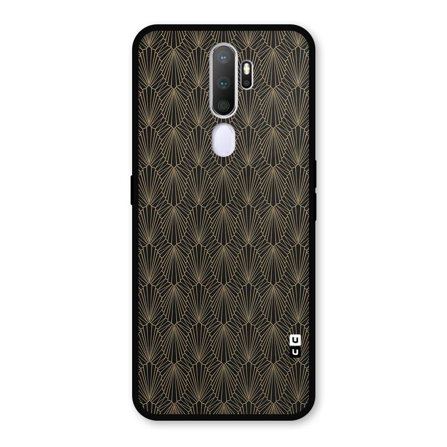 Small Hills Lines Metal Back Case for Oppo A9 (2020)