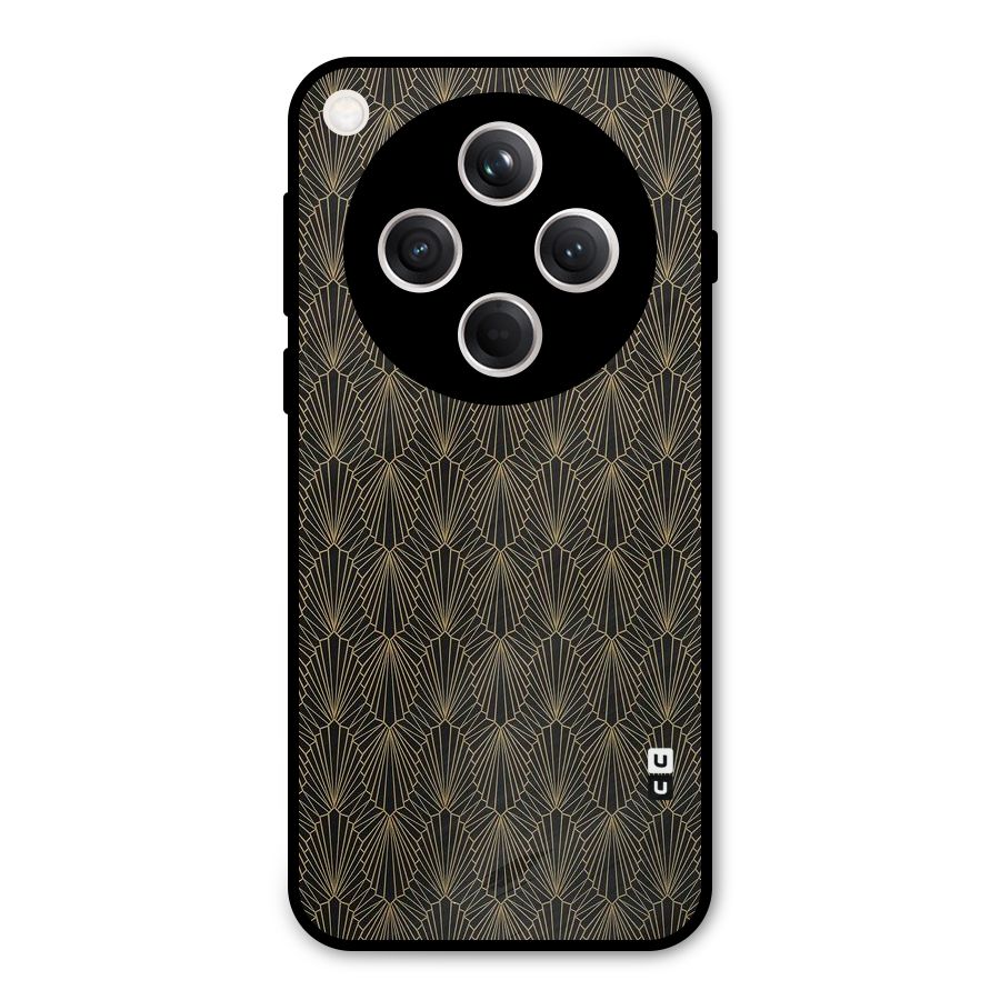 Small Hills Lines Metal Back Case for Oppo Find X8