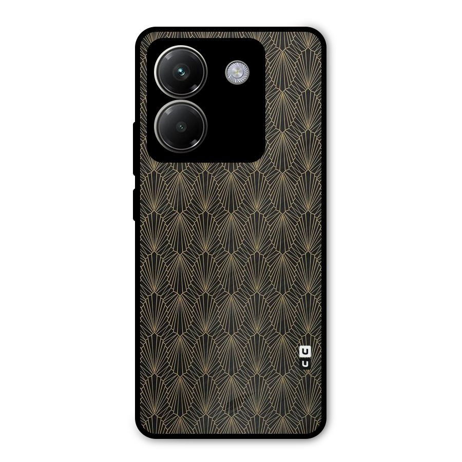 Small Hills Lines Metal Back Case for Poco M7 Pro 5G