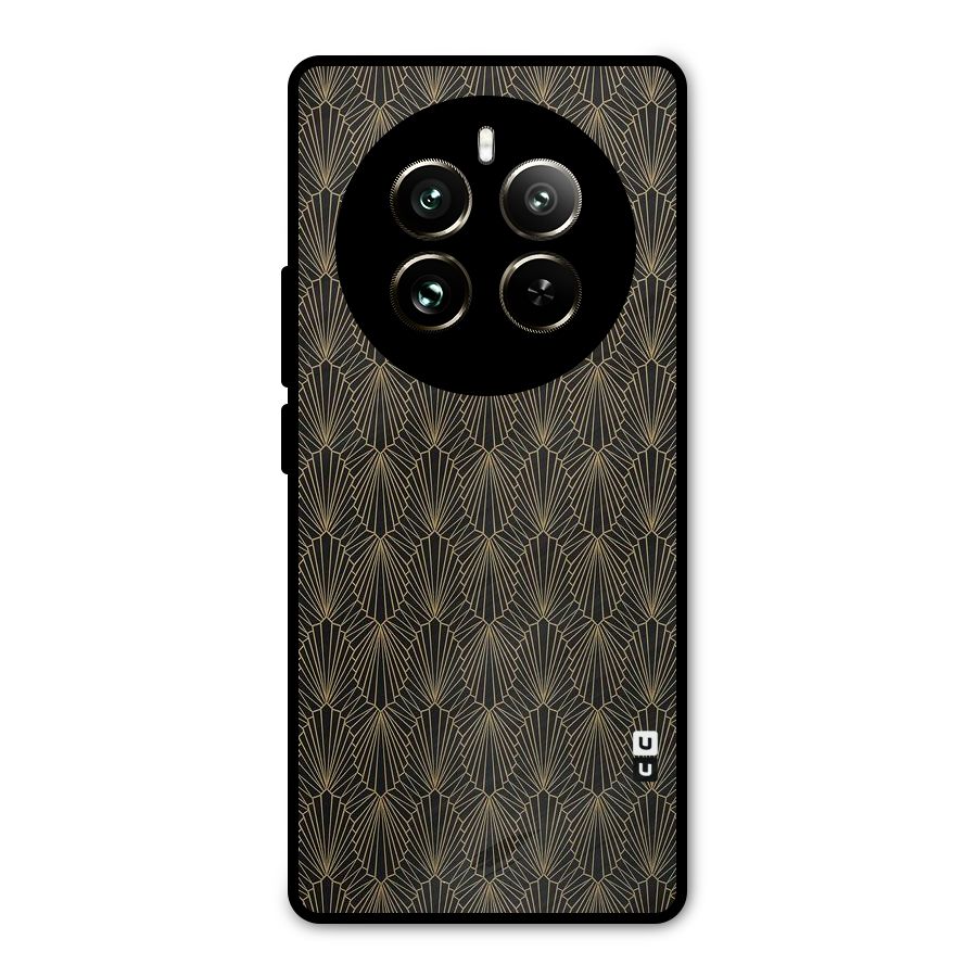 Small Hills Lines Metal Back Case for Realme 12 Pro