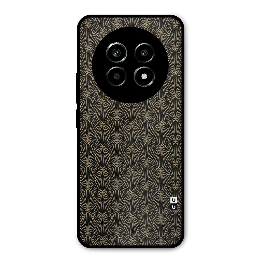 Small Hills Lines Metal Back Case for Realme 13 Pro