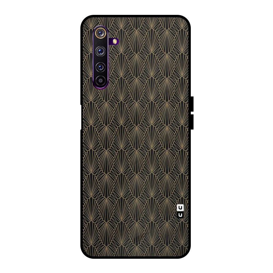 Small Hills Lines Metal Back Case for Realme 6 Pro