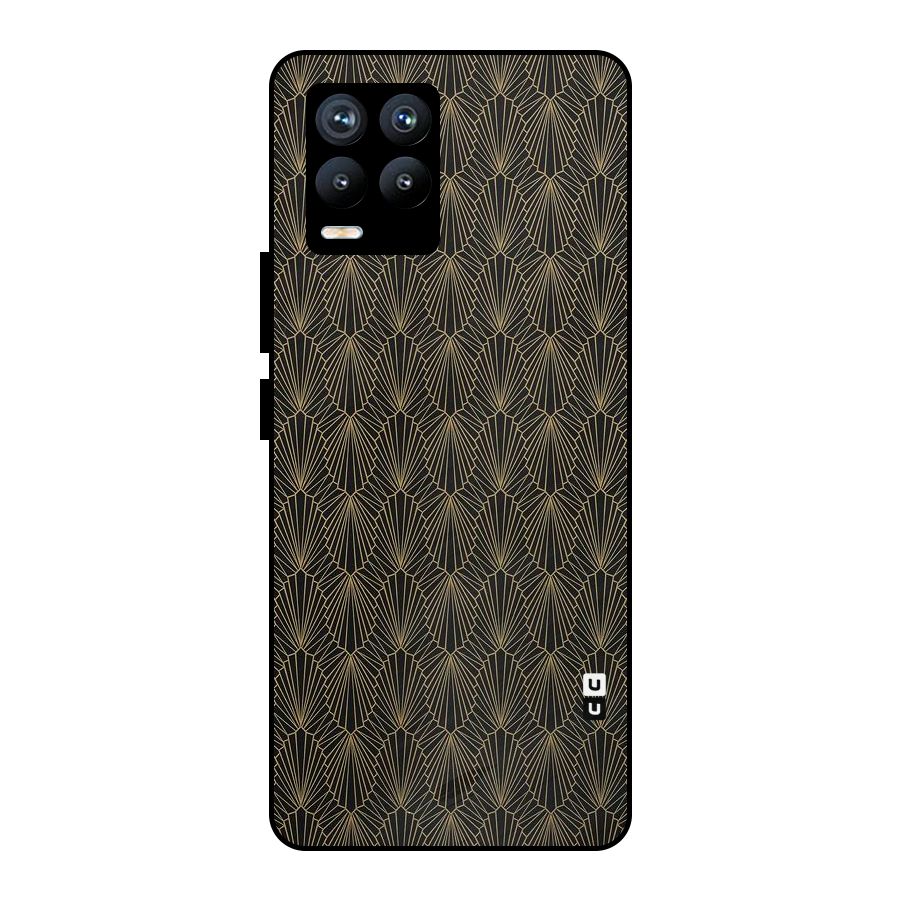 Small Hills Lines Metal Back Case for Realme 8 Pro