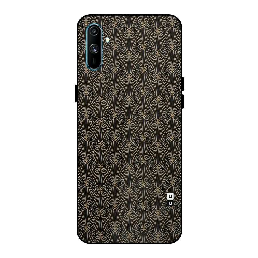 Small Hills Lines Metal Back Case for Realme C3