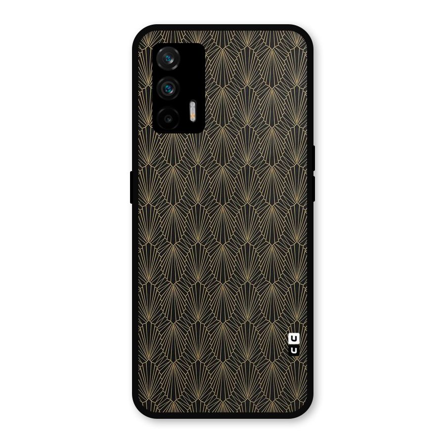 Small Hills Lines Metal Back Case for Realme GT 5G