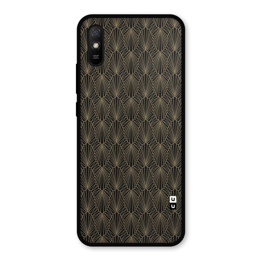 Small Hills Lines Metal Back Case for Redmi 9i