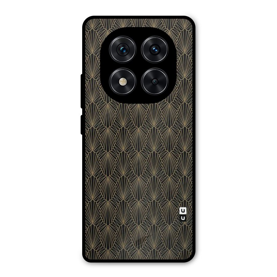 Small Hills Lines Metal Back Case for Redmi Note 14 Pro 5G