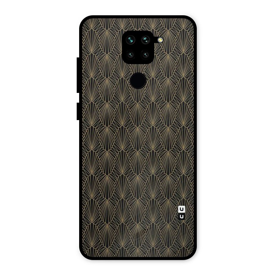 Small Hills Lines Metal Back Case for Redmi Note 9