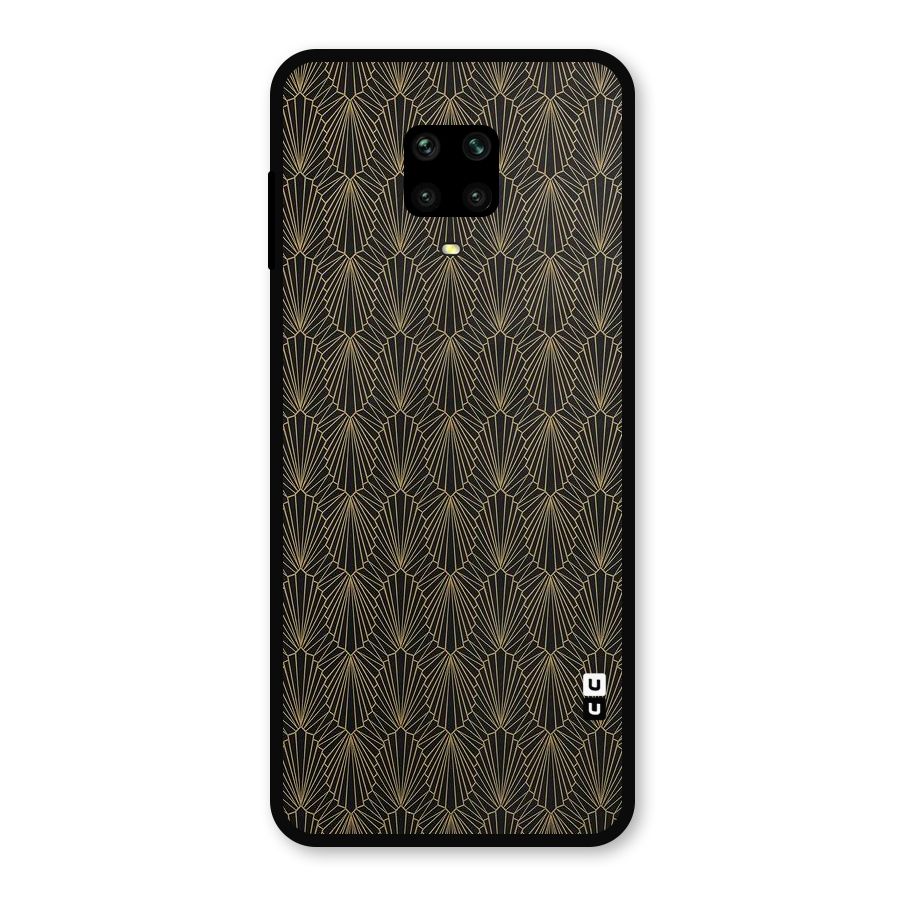Small Hills Lines Metal Back Case for Redmi Note 9 Pro