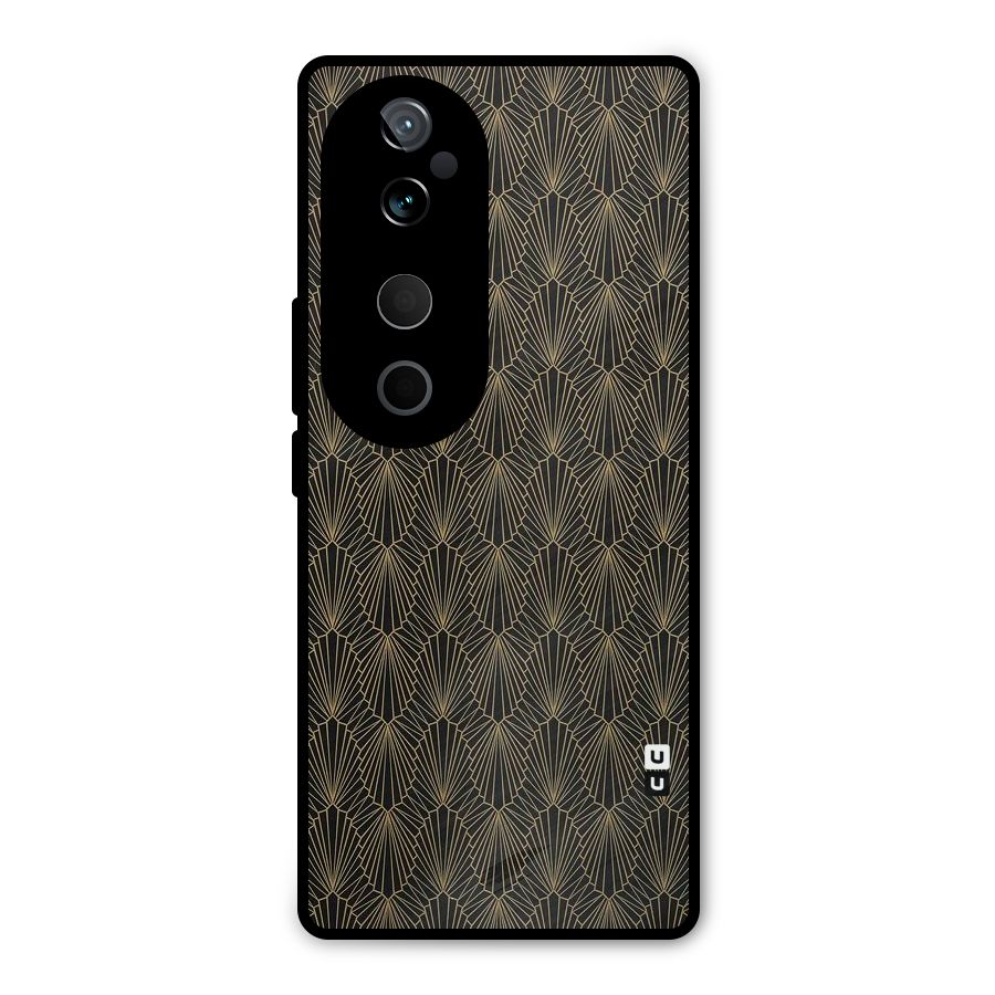 Small Hills Lines Metal Back Case for Vivo T3 Ultra
