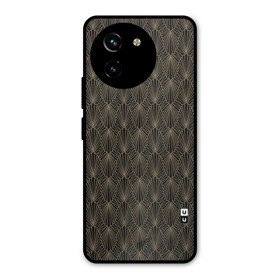 Small Hills Lines Metal Back Case for Vivo T3x