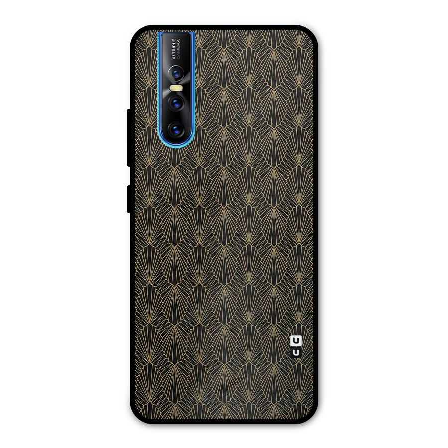 Small Hills Lines Metal Back Case for Vivo V15 Pro