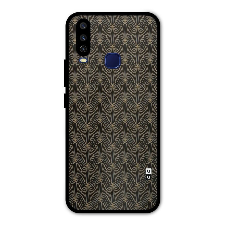Small Hills Lines Metal Back Case for Vivo V17