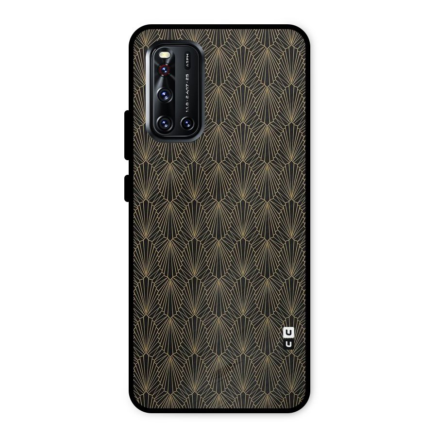 Small Hills Lines Metal Back Case for Vivo V19