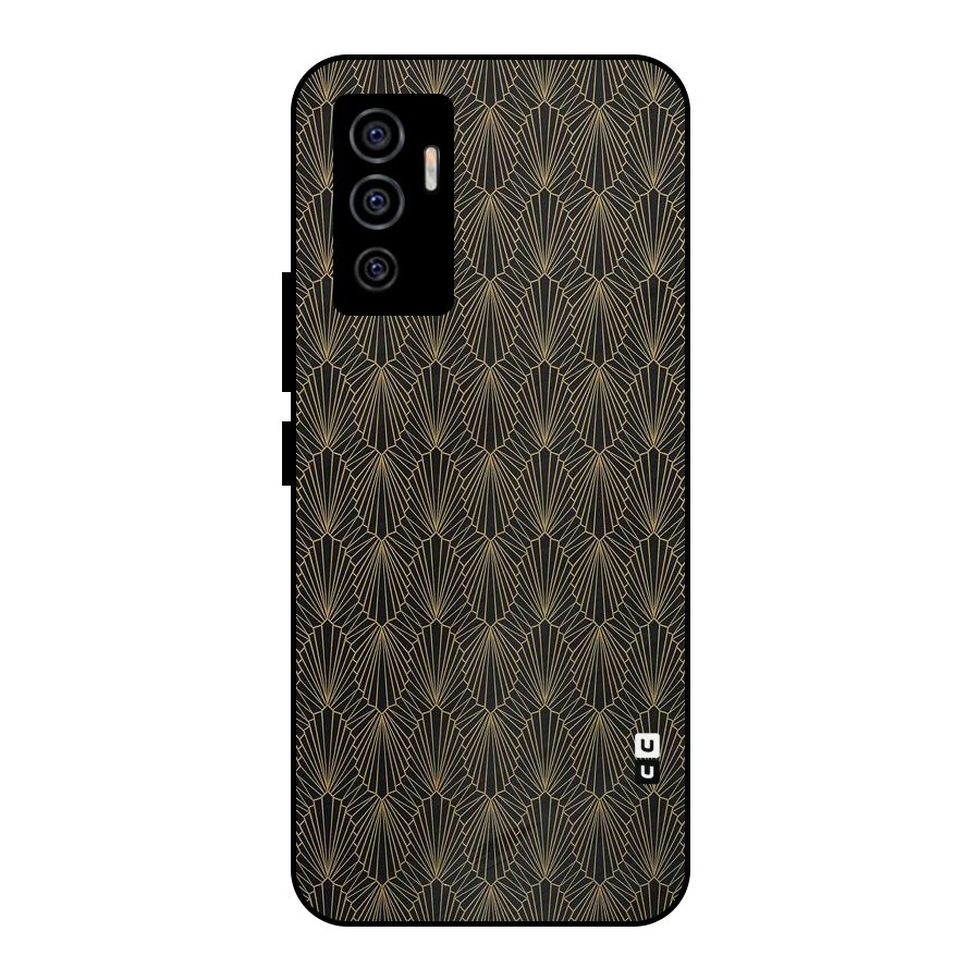 Small Hills Lines Metal Back Case for Vivo V23e