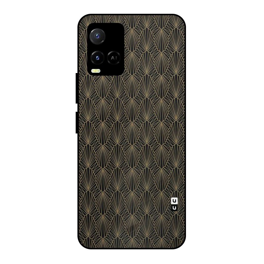Small Hills Lines Metal Back Case for Vivo Y21