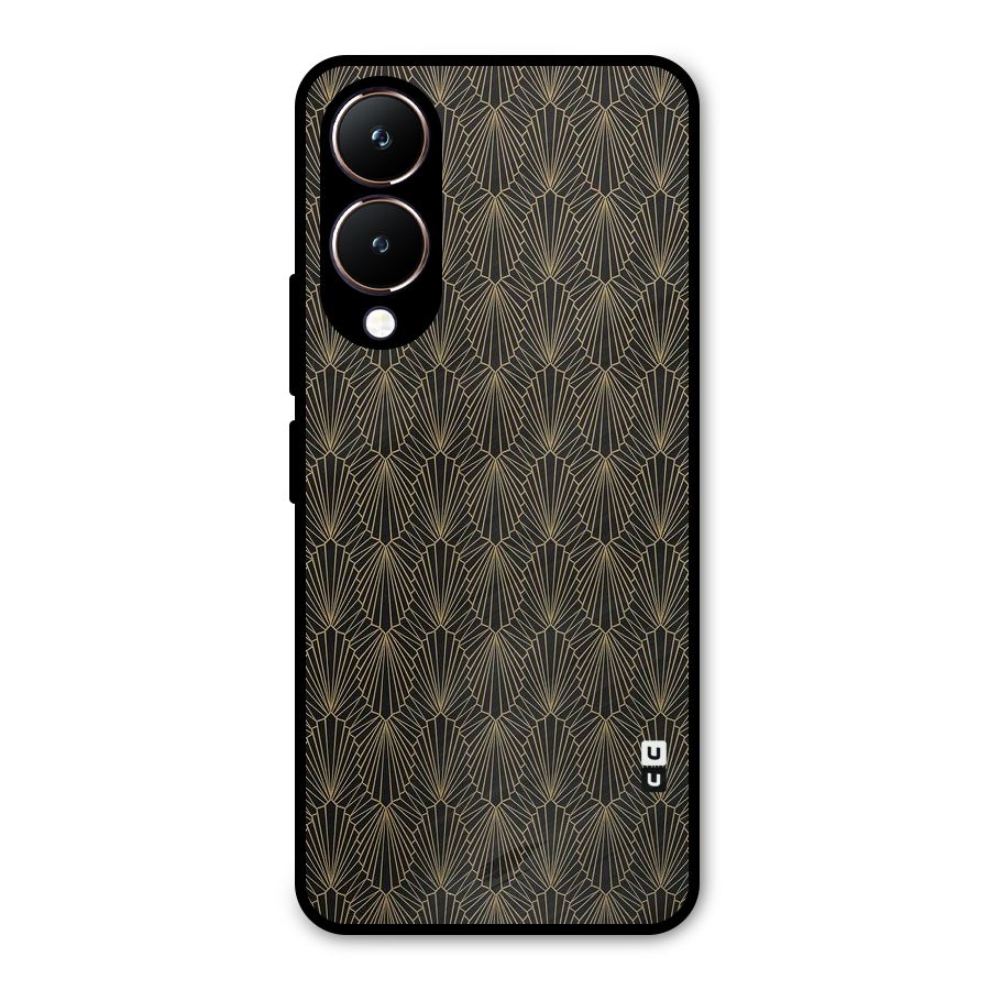 Small Hills Lines Metal Back Case for Vivo Y28