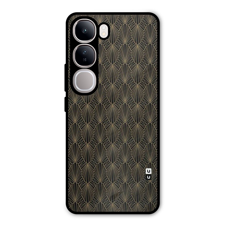 Small Hills Lines Metal Back Case for Vivo Y300