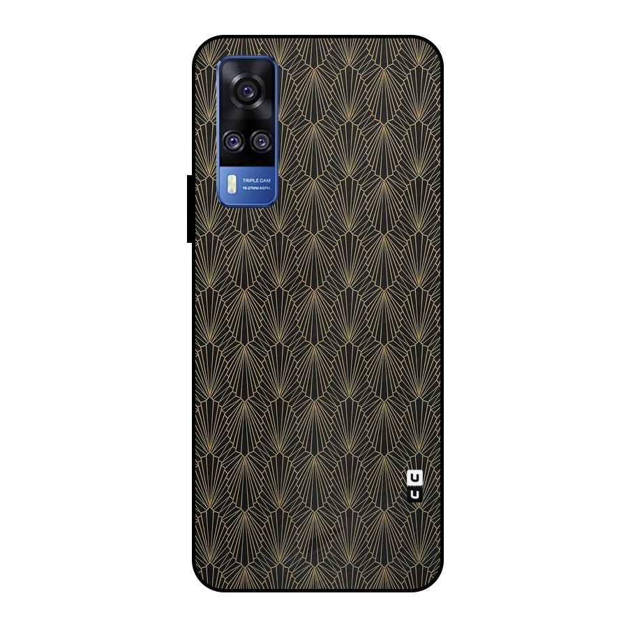 Small Hills Lines Metal Back Case for Vivo Y51