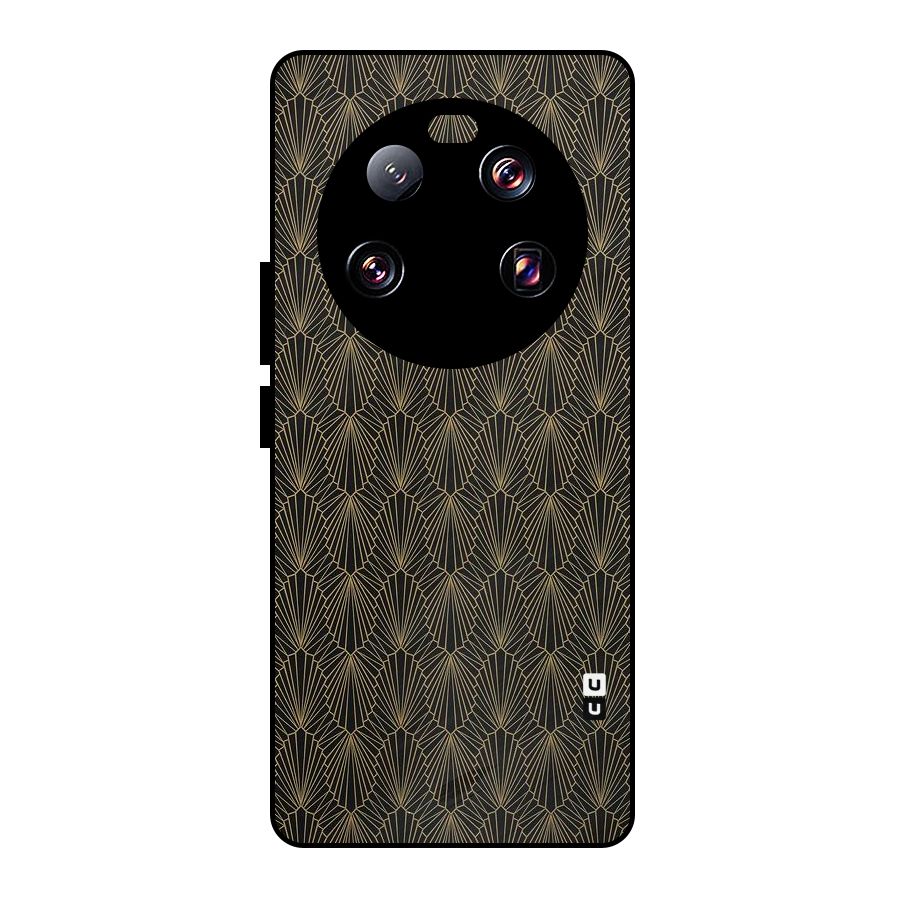Small Hills Lines Metal Back Case for Xiaomi 13 Ultra