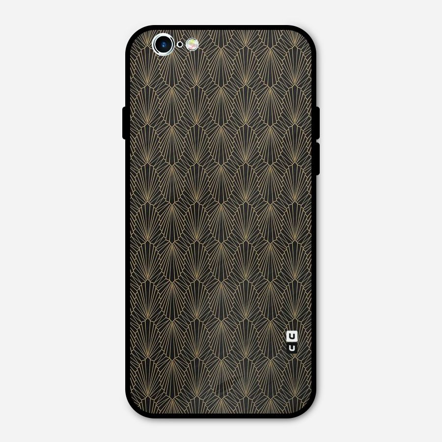 Small Hills Lines Metal Back Case for iPhone 6 6s
