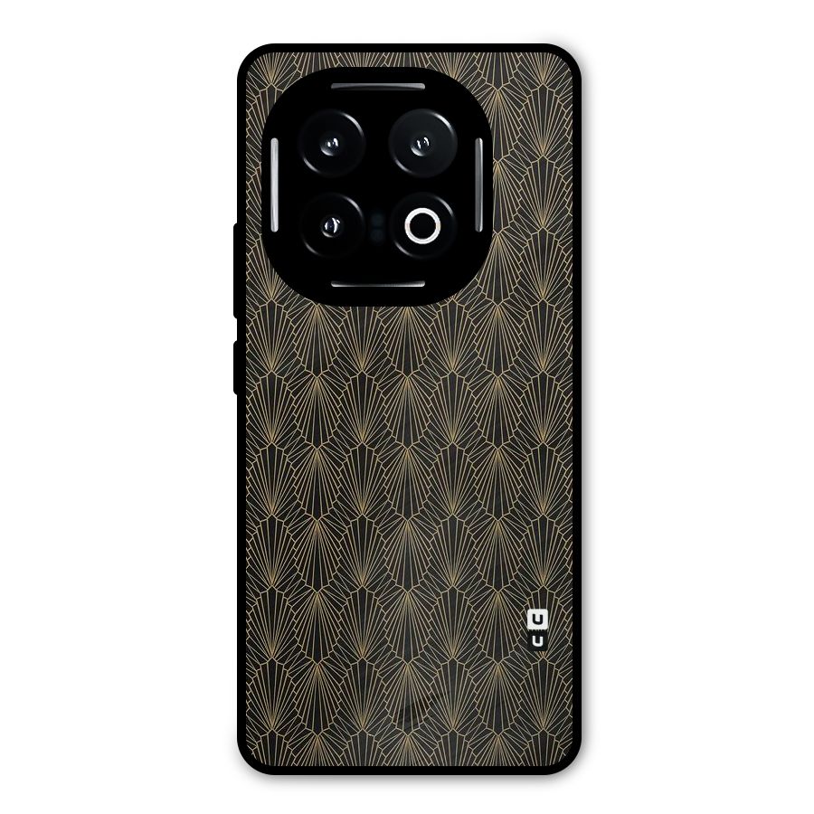 Small Hills Lines Metal Back Case for iQOO 13