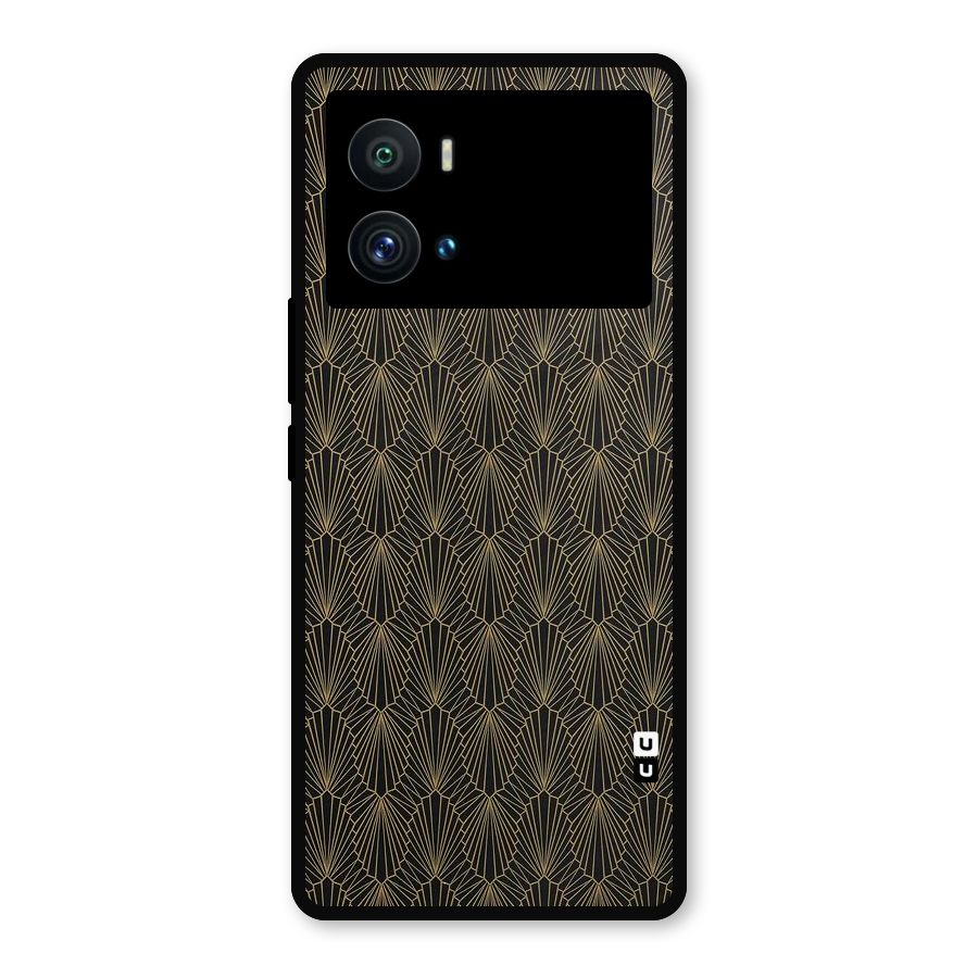 Small Hills Lines Metal Back Case for iQOO 9 Pro
