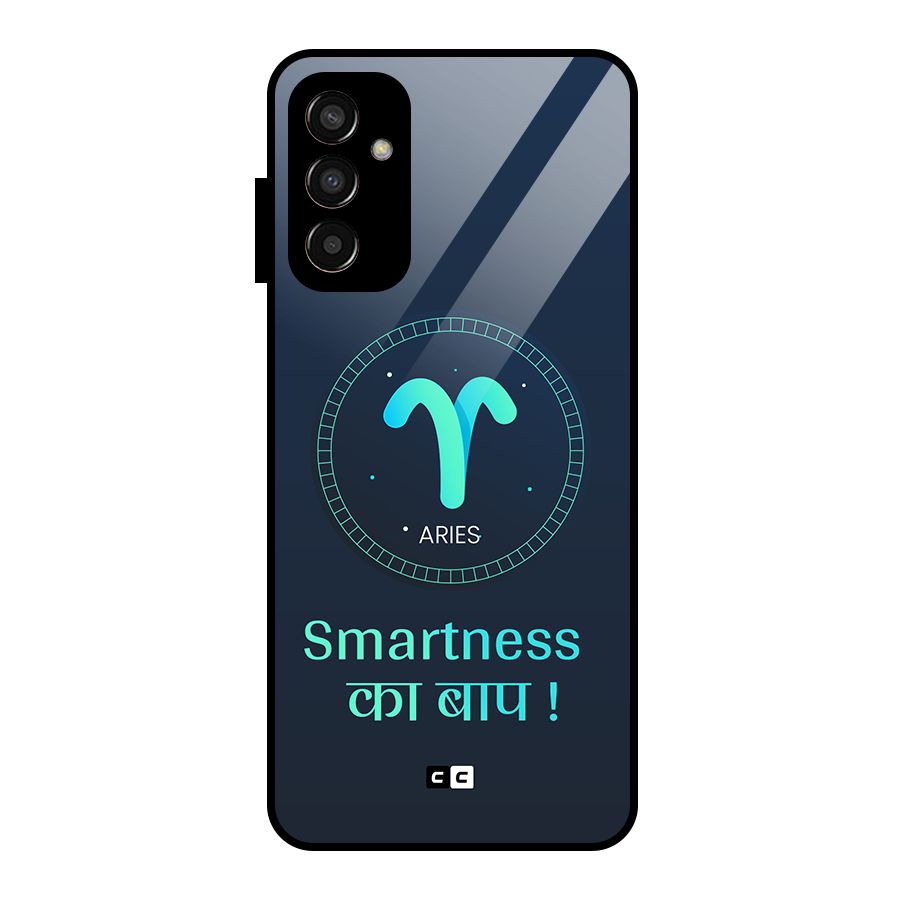 Smart Aries Glass Back Case for Galaxy F13