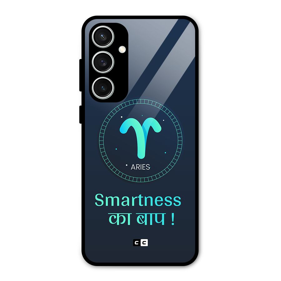 Smart Aries Glass Back Case for Galaxy S23 FE
