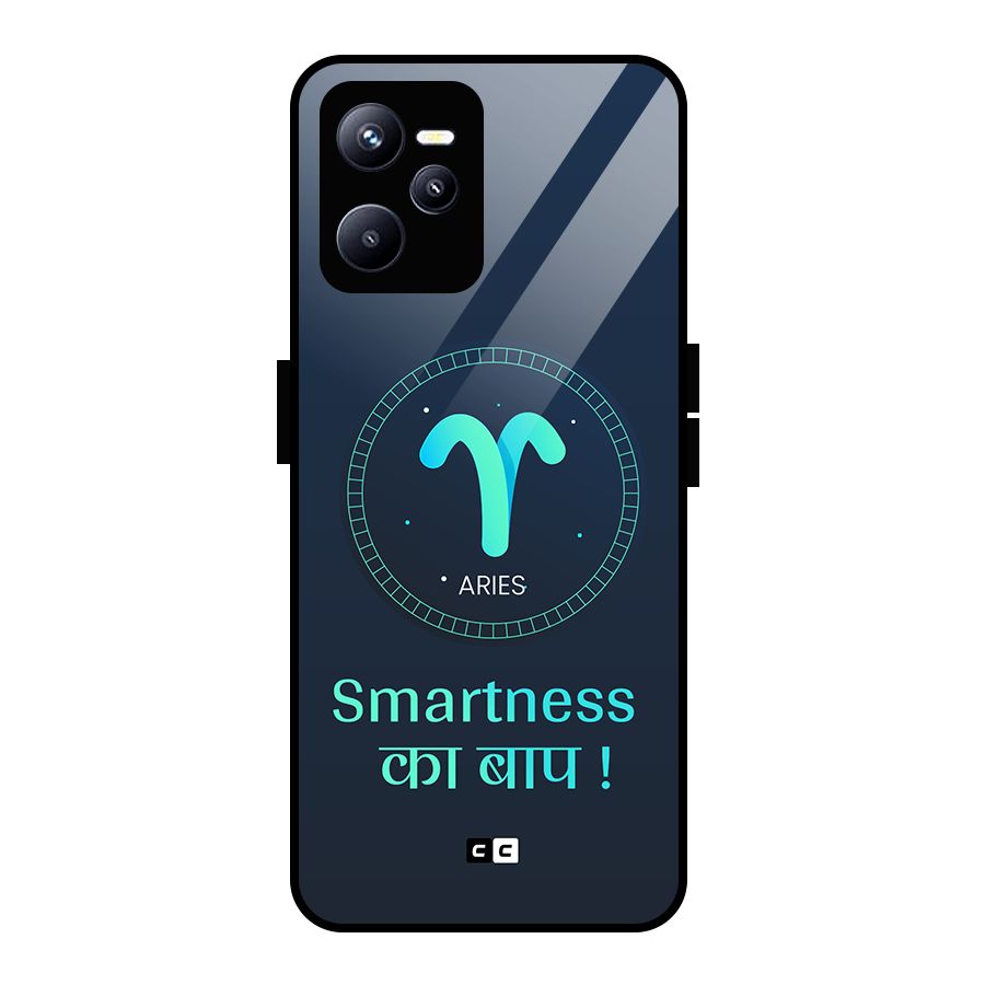 Smart Aries Glass Back Case for Realme C35