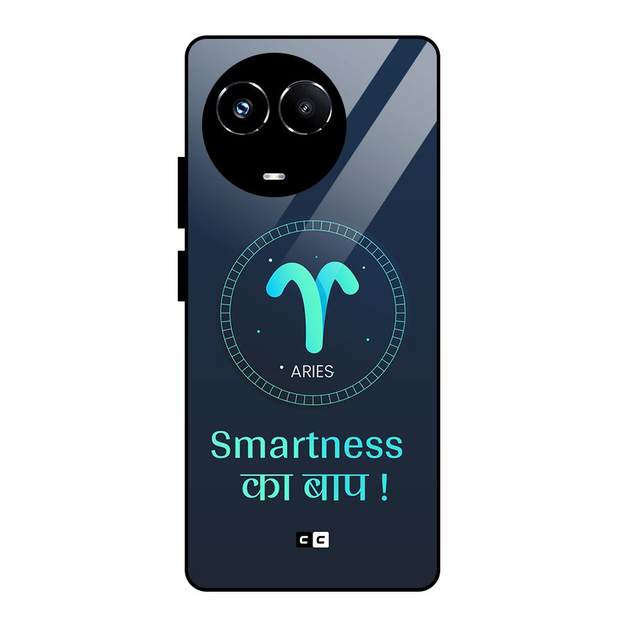 Smart Aries Glass Back Case for Realme Narzo 60X