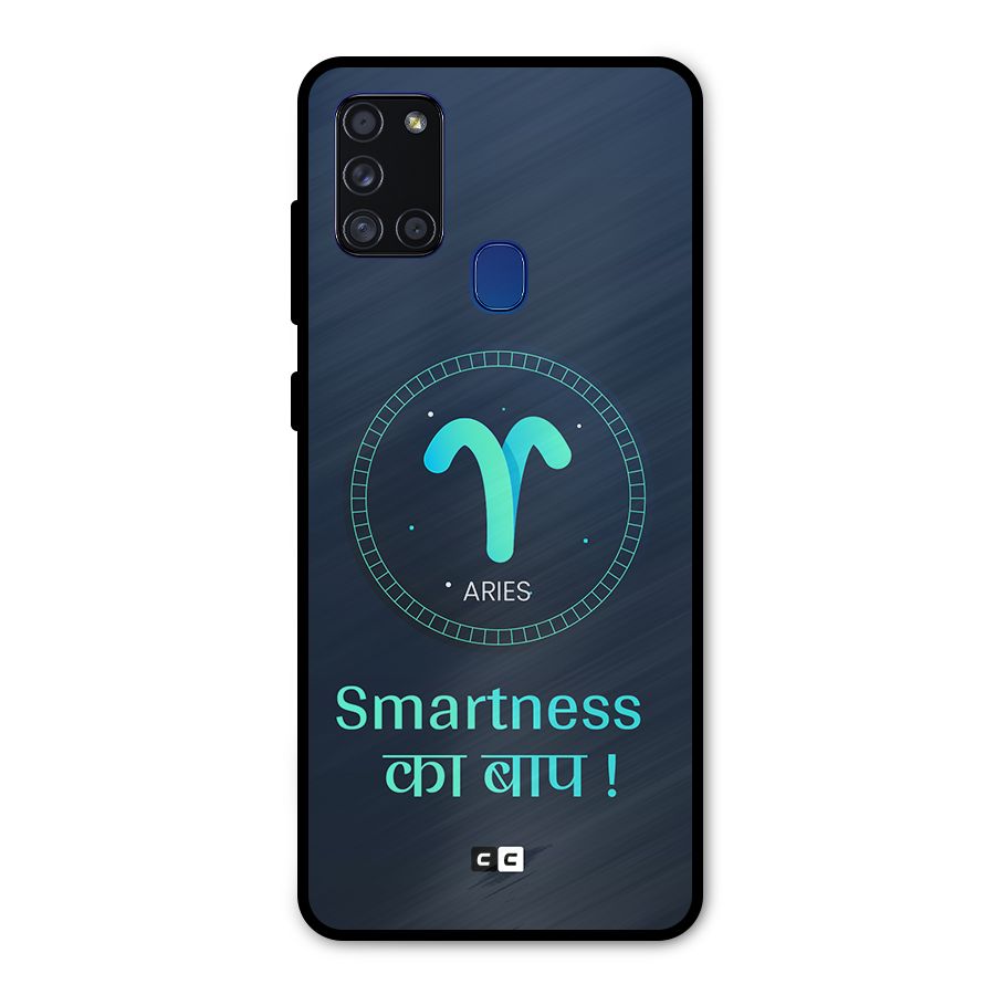 Smart Aries Metal Back Case for Galaxy A21s
