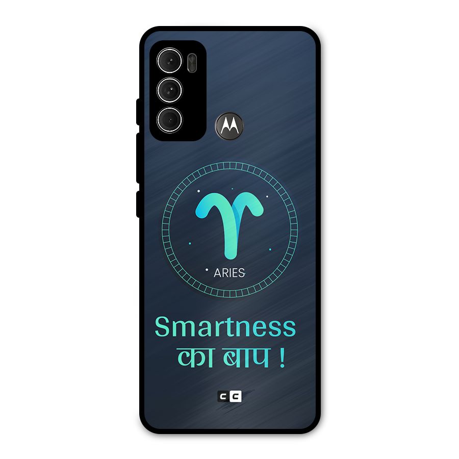 Smart Aries Metal Back Case for Moto G60