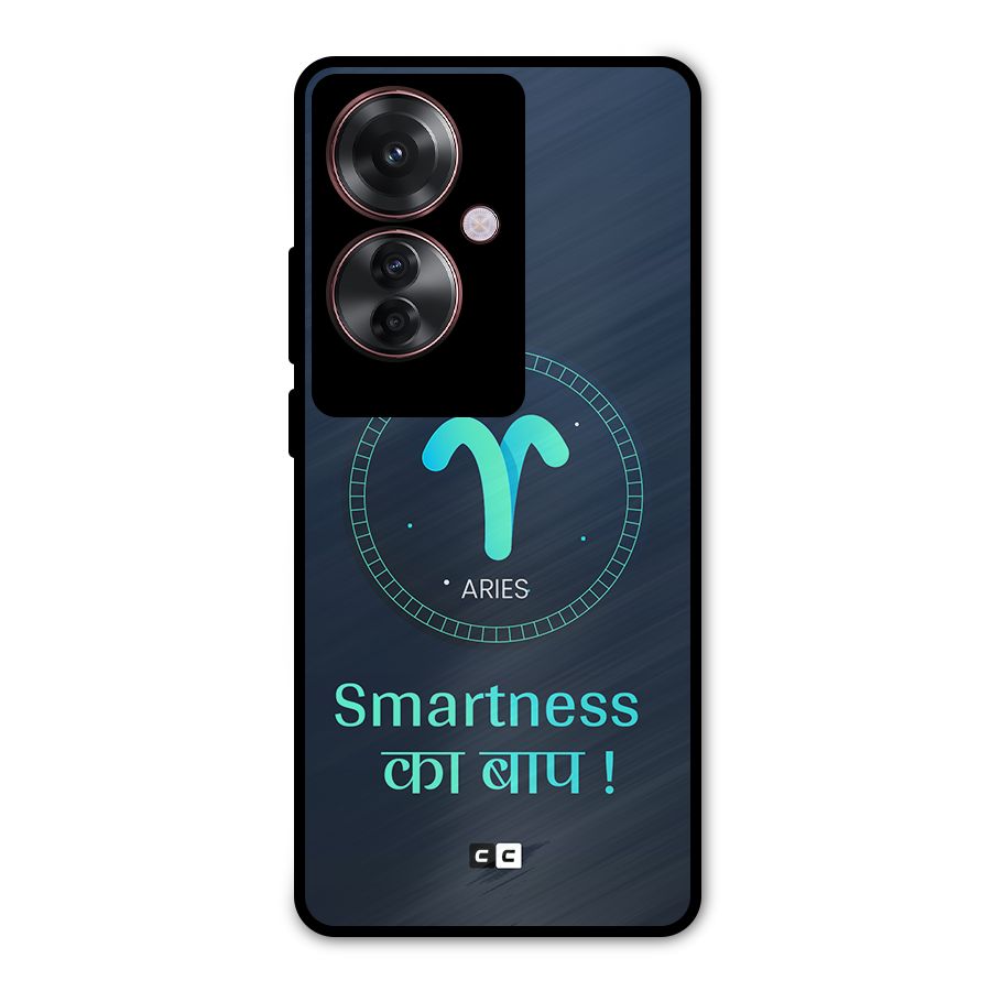 Smart Aries Metal Back Case for Oppo F25 Pro