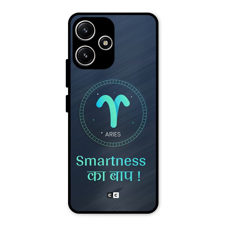 Smart Aries Metal Back Case for Poco M6 Pro
