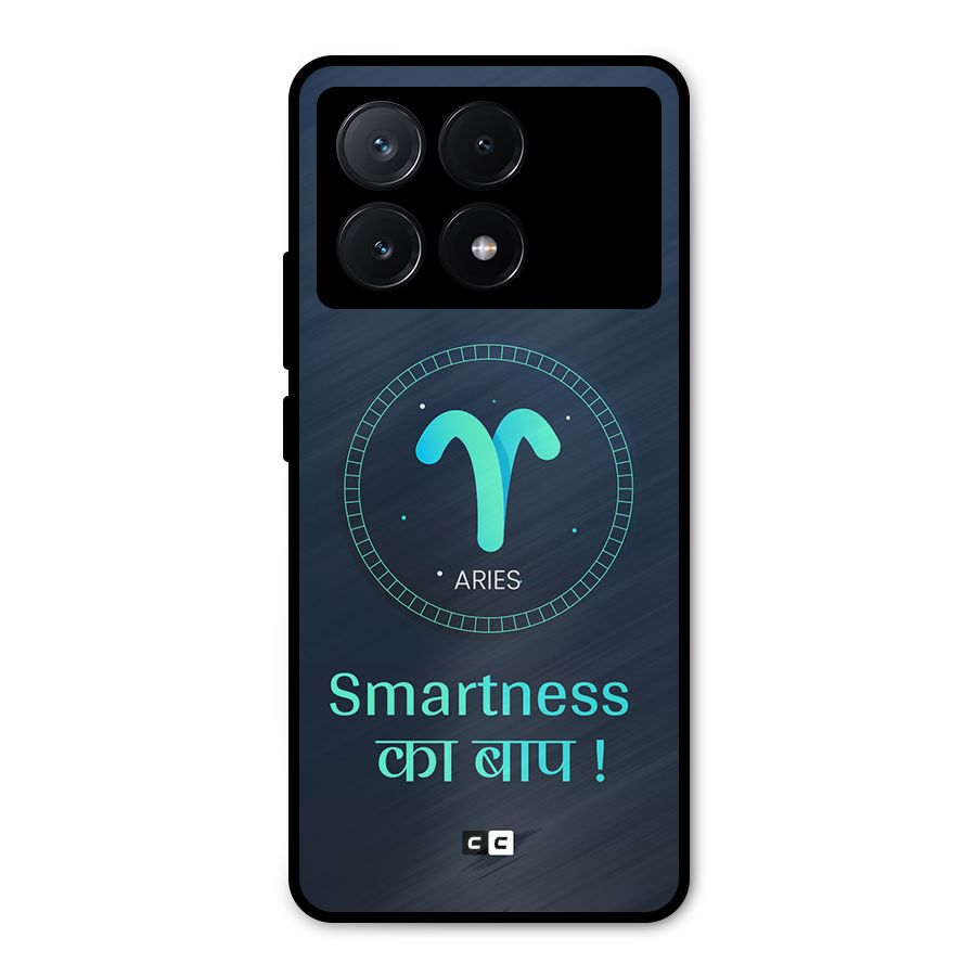 Smart Aries Metal Back Case for Poco X6 Pro