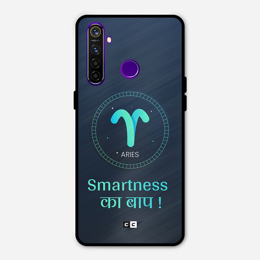Smart Aries Metal Back Case for Realme 5 Pro