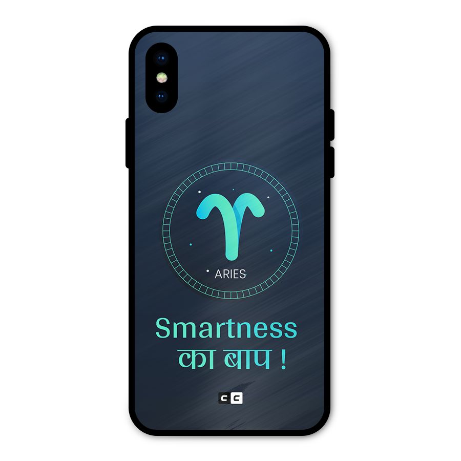 Smart Aries Metal Back Case for iPhone XS