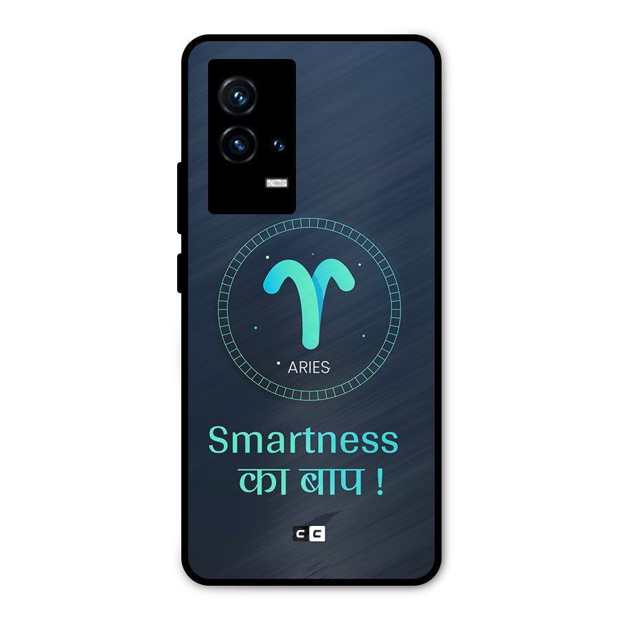 Smart Aries Metal Back Case for iQOO 9 5G