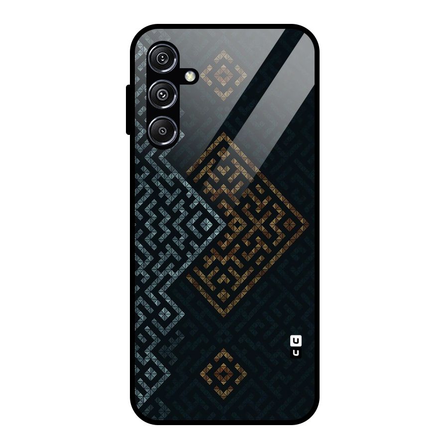 Smart Maze Glass Back Case for Galaxy M34 5G