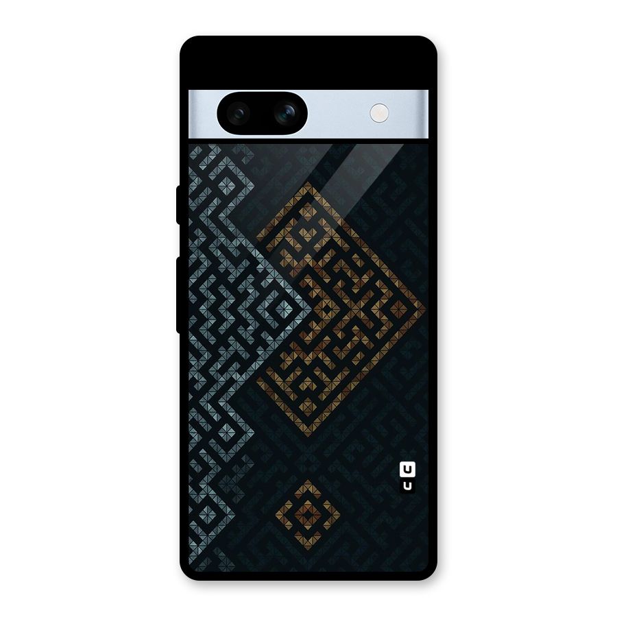 Smart Maze Glass Back Case for Google Pixel 7a
