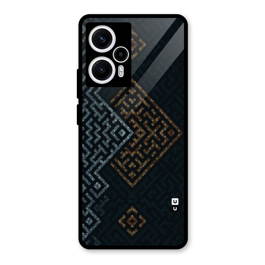 Smart Maze Glass Back Case for Poco F5