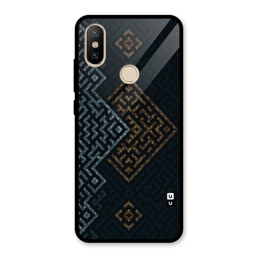Smart Maze Glass Back Case for Redmi A2