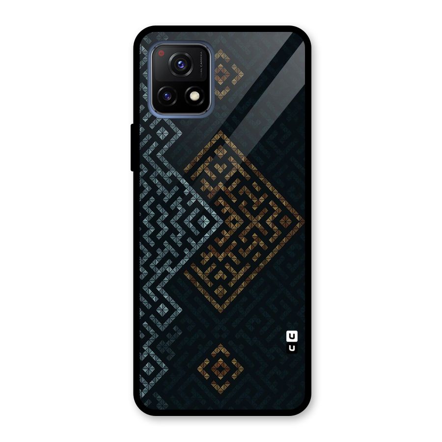 Smart Maze Glass Back Case for Vivo Y72 5G