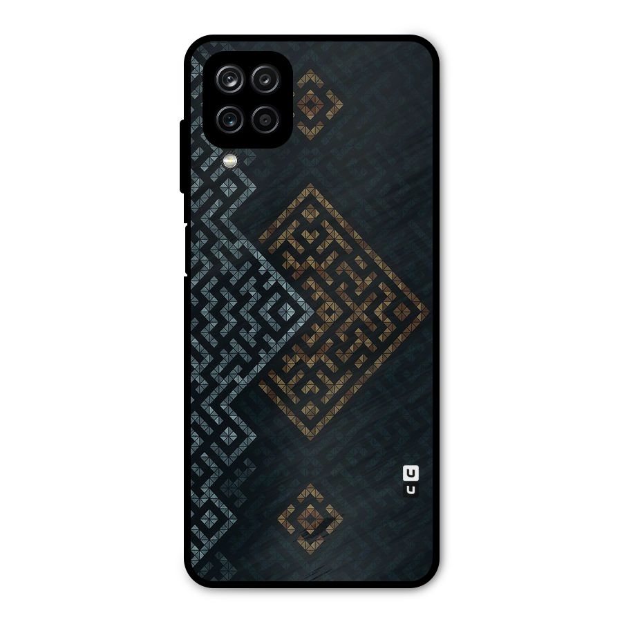 Smart Maze Metal Back Case for Galaxy A12