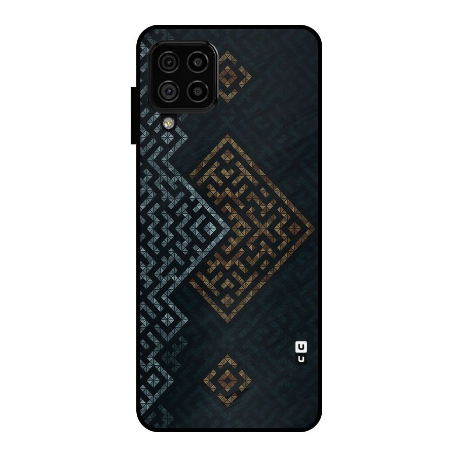 Smart Maze Metal Back Case for Galaxy A22 4G