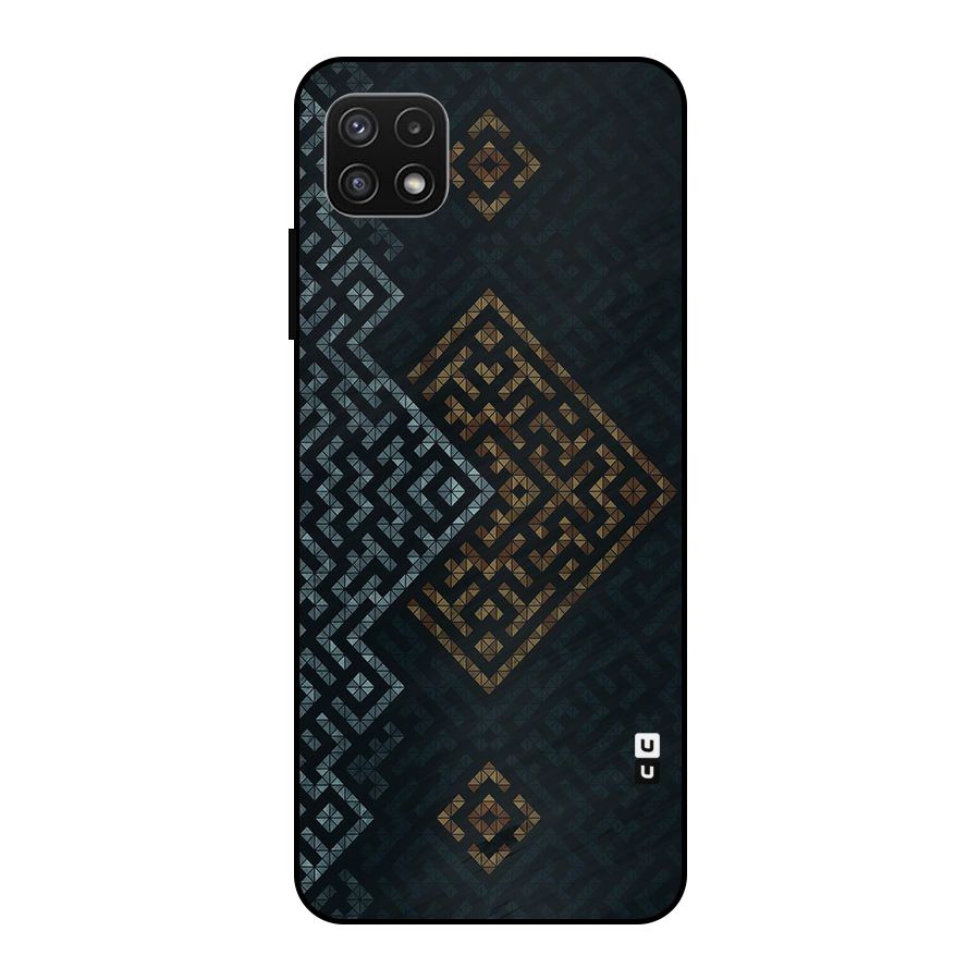 Smart Maze Metal Back Case for Galaxy A22 5G